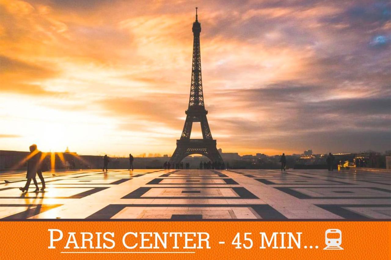 Appartement Duplex Standing 7Min➤Fontainebleau-Insead⎮45Min➤Paris à Veneux-les-Sablons Extérieur photo
